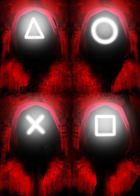 Squid Game Wall Art