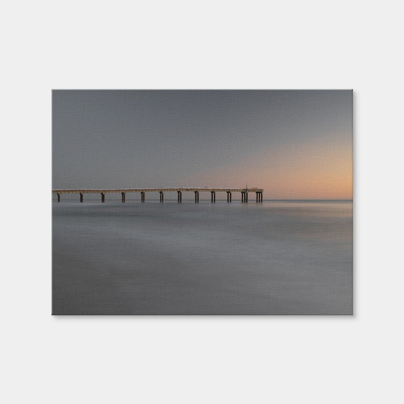 AUTO-MOCKUP WHITE | St. Augustine Florida Beach Pier | 1 Piece | Gallery Wrap Canvas | group=4x3