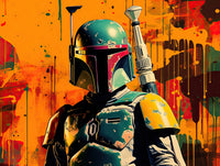 Star wars Fett Wall Art
