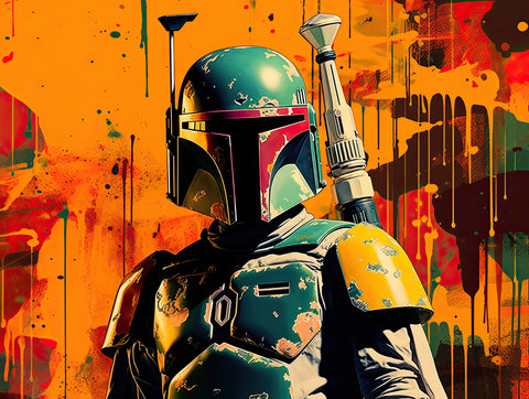 Star wars Fett Wall Art