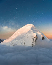 Starry Peak Wall Art