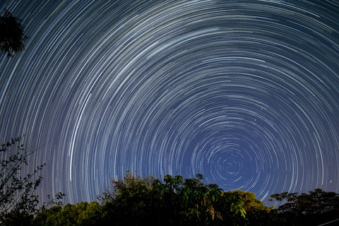 Startrail Polo Sul Celeste Wall Art