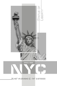 Statue of Liberty Poster Art Wall Art