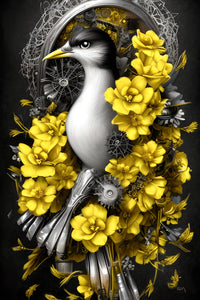 Steampunk Fantasy Bird Wall Art