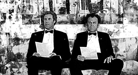 Step Brothers Grayscale Wall Art