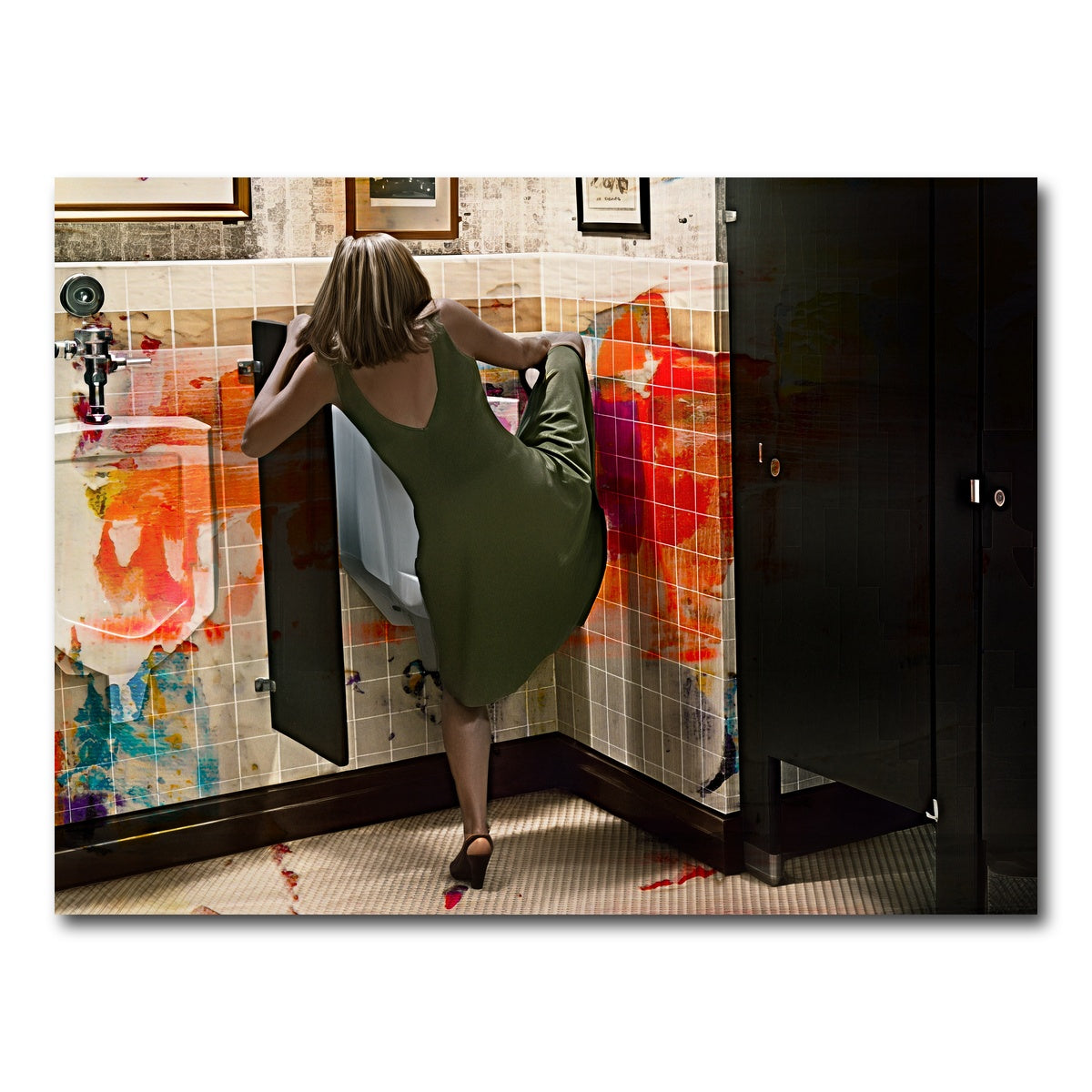 AUTO-MOCKUP WHITE | Step Brothers Urinal | 1 Piece | Gallery Wrap Canvas | group=4x3