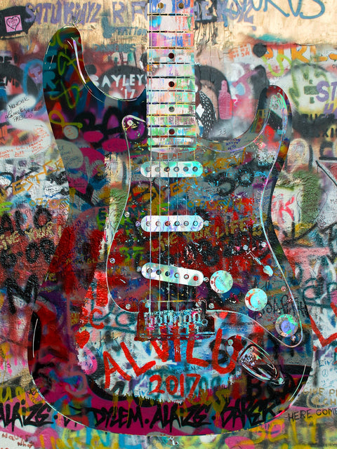Strat Heavy Graffiti Wall Art