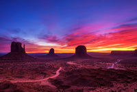 Sunrise over Monument Valley Wall Art