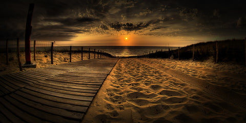 Sunset Beach Wall Art