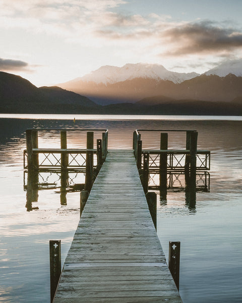 Sunset Dock Wall Art