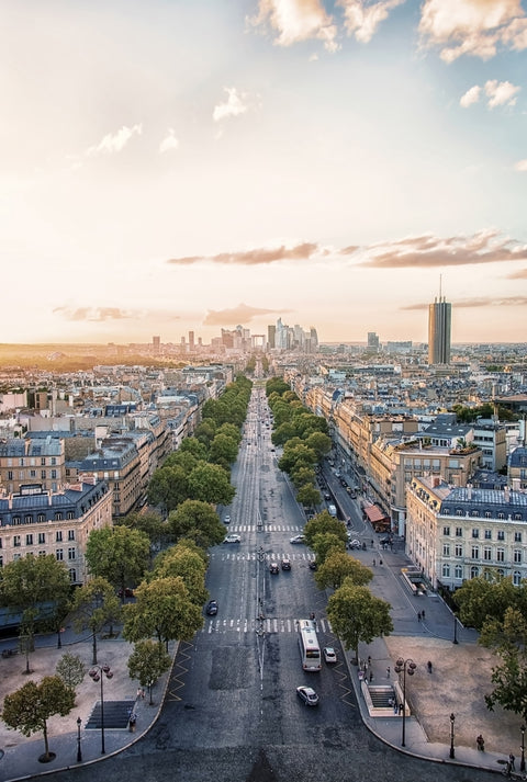 Sunset In Paris Wall Art