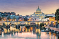 Sunset In Rome Wall Art