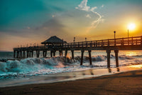 Sunset Pier Wall Art