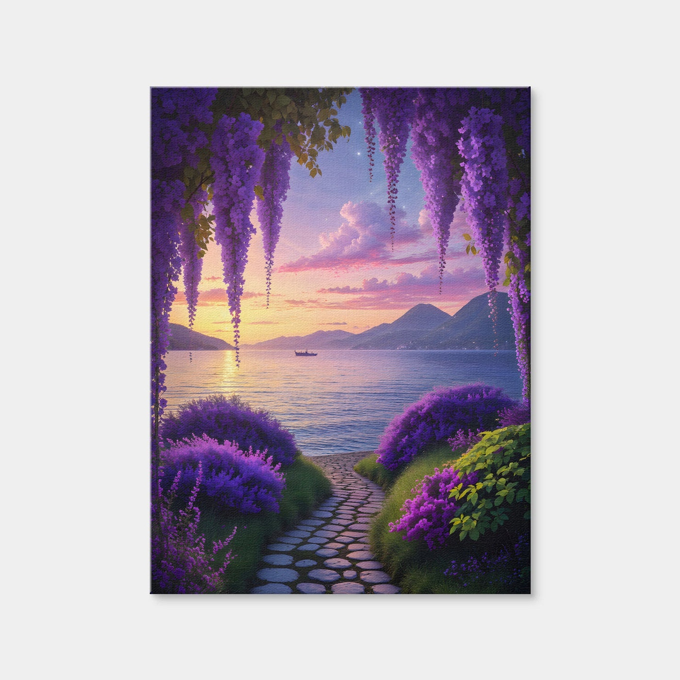 AUTO-MOCKUP WHITE | Sunset Serenity | 1 Piece | Gallery Wrap Canvas | group=3x4