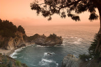Sunset at California beach Wall Art