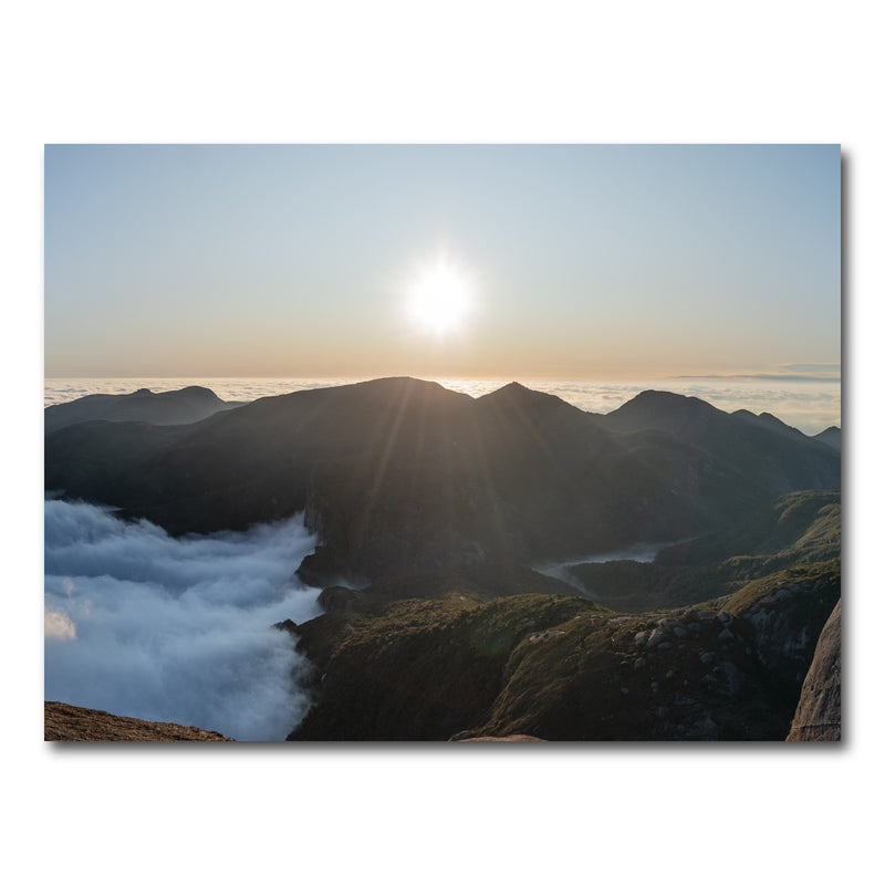 AUTO-MOCKUP WHITE | Sunset at Pedra do Sino Brazil | 1 Piece | Gallery Wrap Canvas | group=4x3