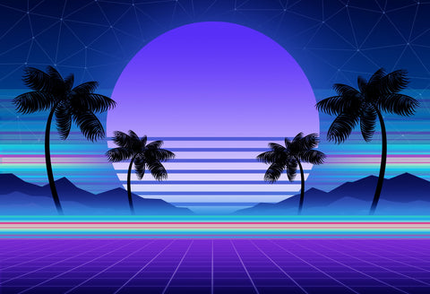 Synthwave and retrowave Wall Art