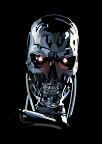 T800 Skull Wall Art