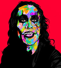 THE CROW in Red Wall Art