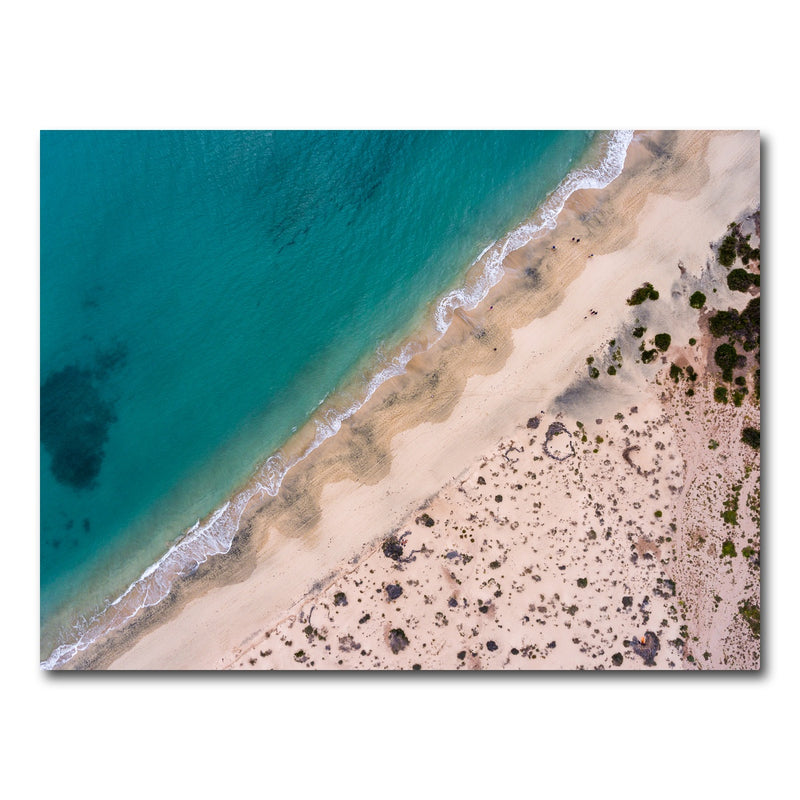 AUTO-MOCKUP WHITE | Teal beach | 1 Piece | Gallery Wrap Canvas | group=4x3