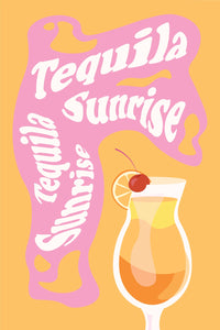 Tequila Sunrise Wall Art