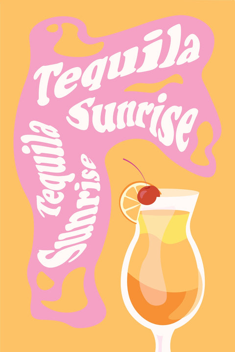 Tequila Sunrise Wall Art