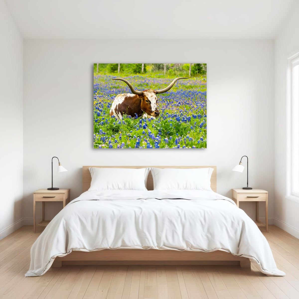AUTO-MOCKUP ROOM | Texas longhorn bull