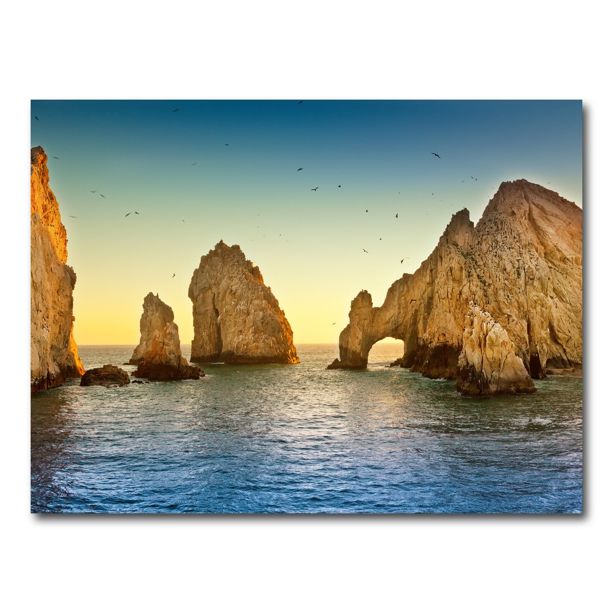 AUTO-MOCKUP WHITE | The Arch Of Cabo San Lucas | 1 Piece | Gallery Wrap Canvas | group=4x3