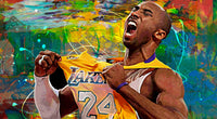 The Black Mamba Yellow Blend Wall Art