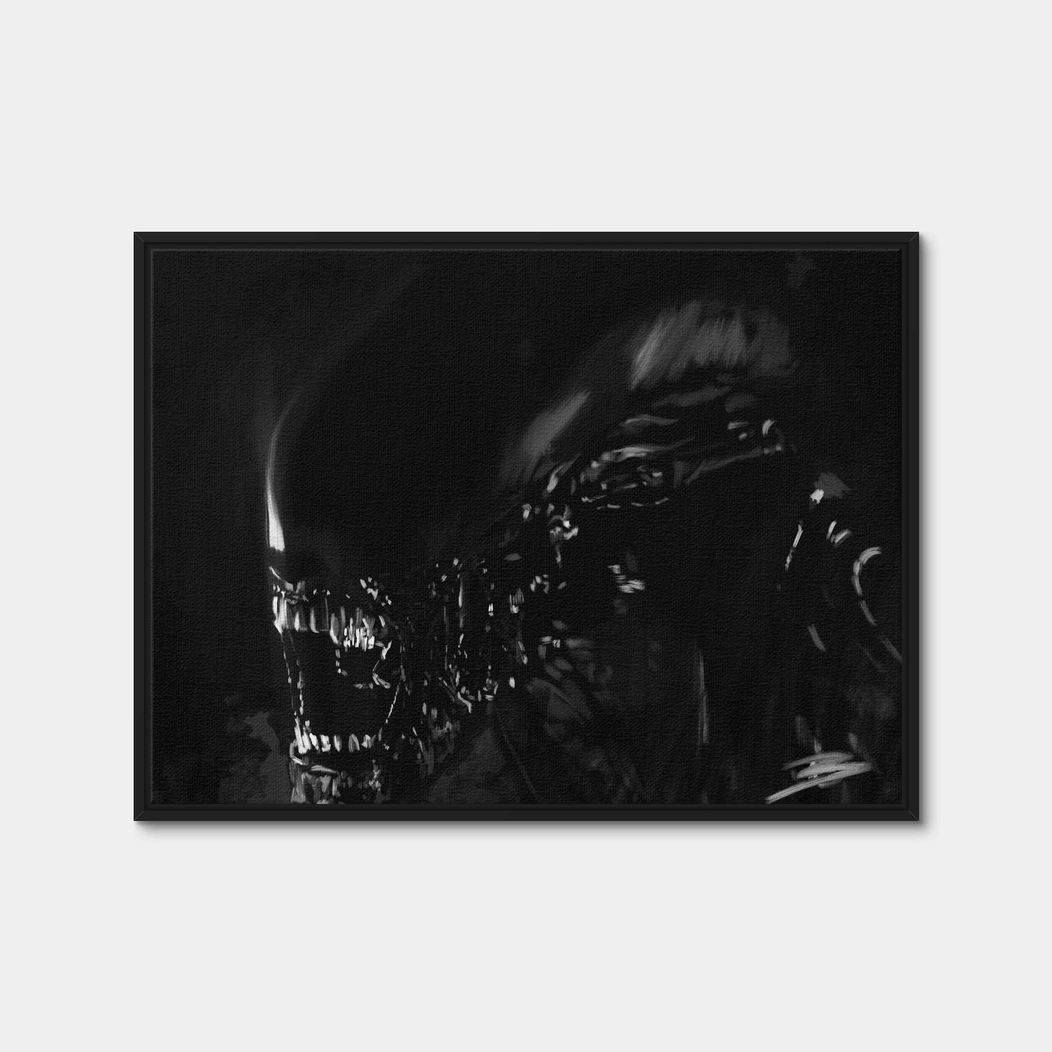 AUTO-MOCKUP WHITE | The Dragon | 1 Piece | Black Framed Canvas | group=4x3