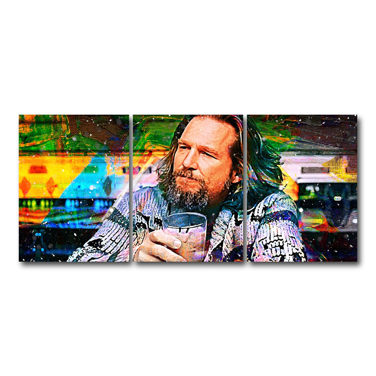 AUTO-MOCKUP WHITE | The Dude Contemporary | 3 Piece | Gallery Wrap Canvas | group=18x24