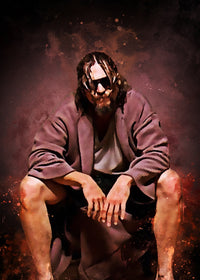 The Dude Toilet Wall Art