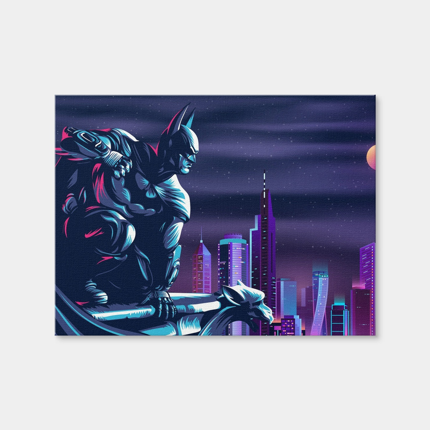 AUTO-MOCKUP | The Fearless Batman Wall Art | 1 Piece | Gallery Wrap Canvas | 4x3