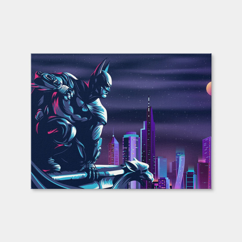 AUTO-MOCKUP | The Fearless Batman Wall Art | 1 Piece | Gallery Wrap Canvas | 4x3