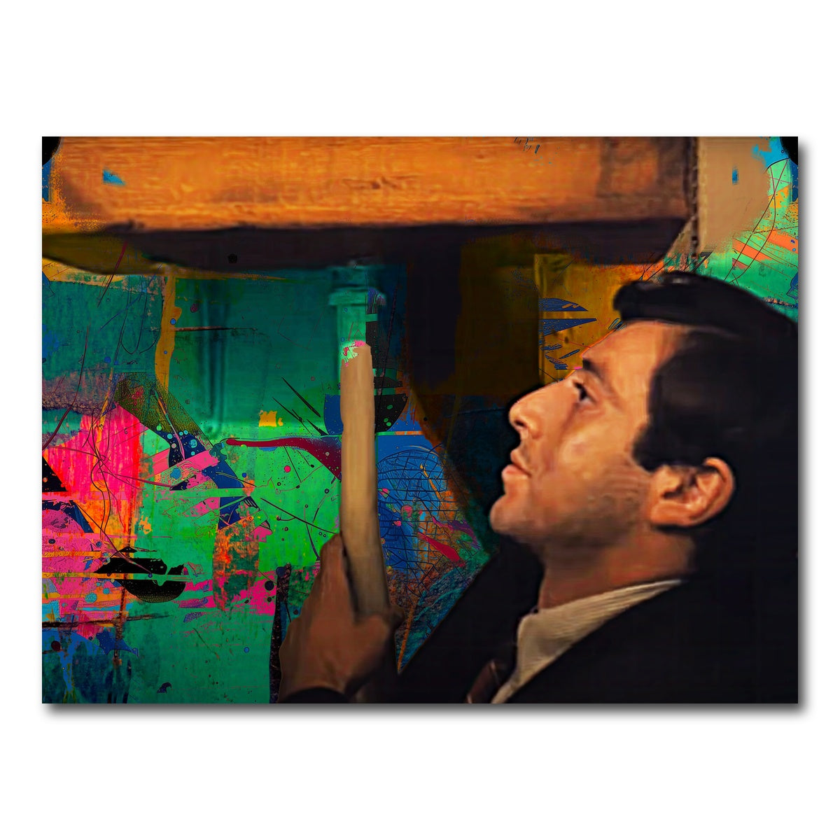 AUTO-MOCKUP WHITE | The Godfather Bathroom | 1 Piece | Gallery Wrap Canvas | group=4x3