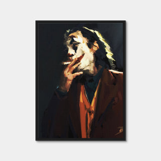 AUTO-MOCKUP WHITE | The Joker Cig | 1 Piece | Black Framed Canvas | group=3x4