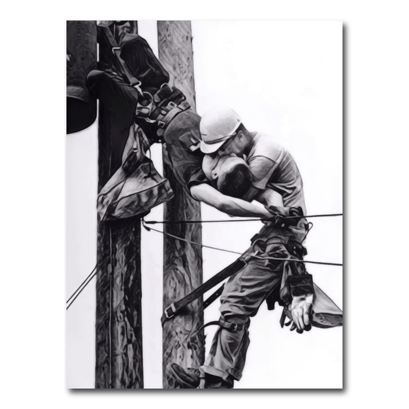 AUTO-MOCKUP WHITE | The Kiss of Life | 1 Piece | Gallery Wrap Canvas | group=3x4