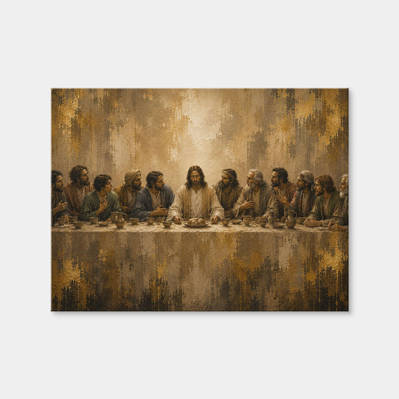 AUTO-MOCKUP WHITE | The Last Supper | 1 Piece | Gallery Wrap Canvas | group=4x3