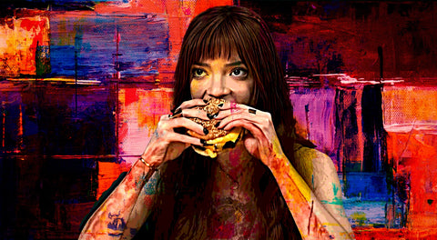 The Menu Cheeseburger Wall Art