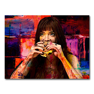 AUTO-MOCKUP WHITE | The Menu Cheeseburger | 1 Piece | Gallery Wrap Canvas | group=4x3