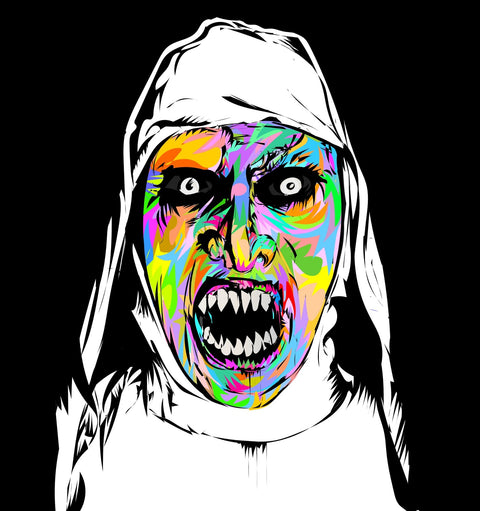 The Nun Color Wall Art