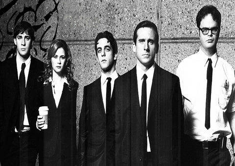 The Office Grayscale Wall Art