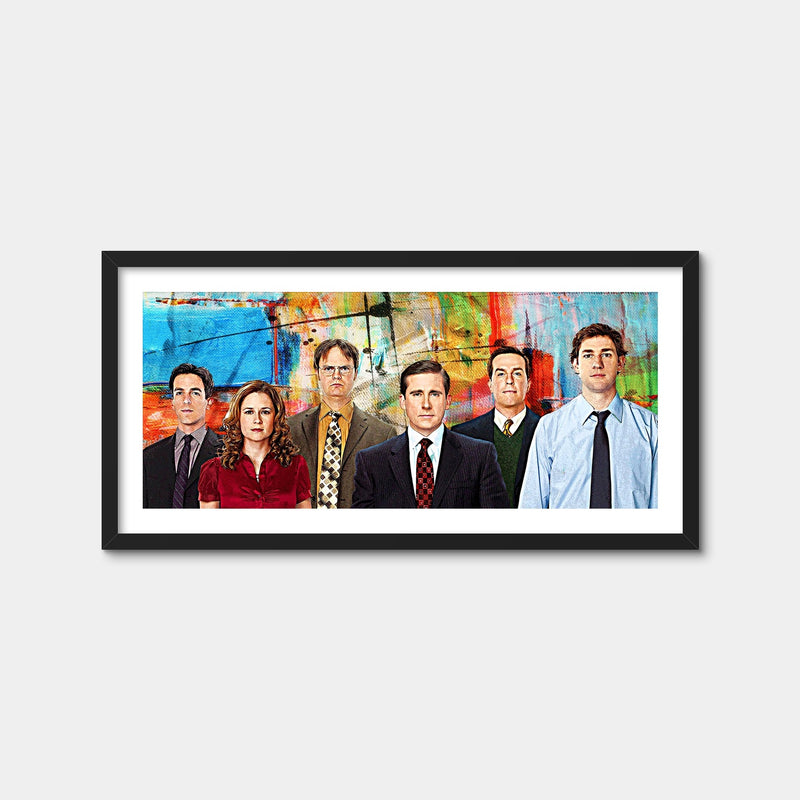 AUTO-MOCKUP WHITE | The Office | 1 Piece | Black Framed Print | group=2x1