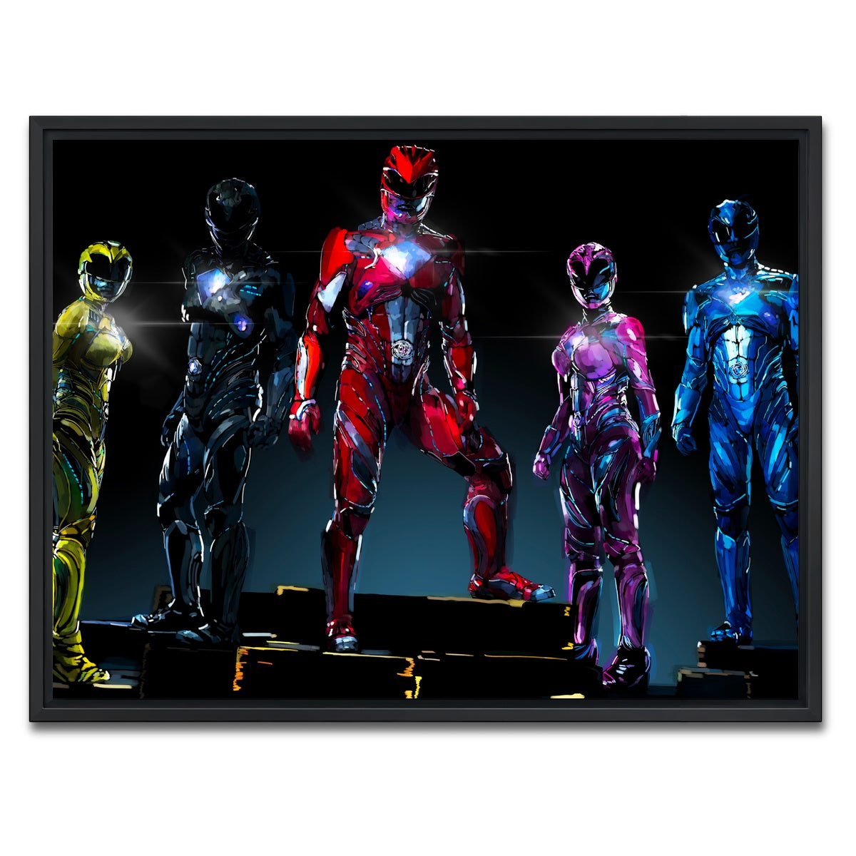 AUTO-MOCKUP WHITE | The Rangers | 1 Piece | Black Framed Canvas | group=4x3