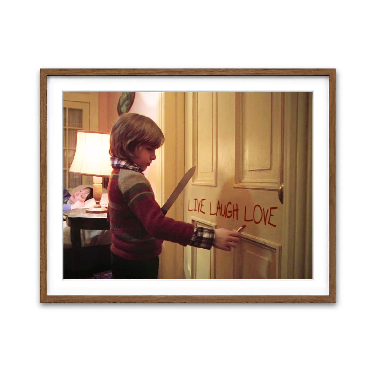 Framed Print 4x3 Walnut