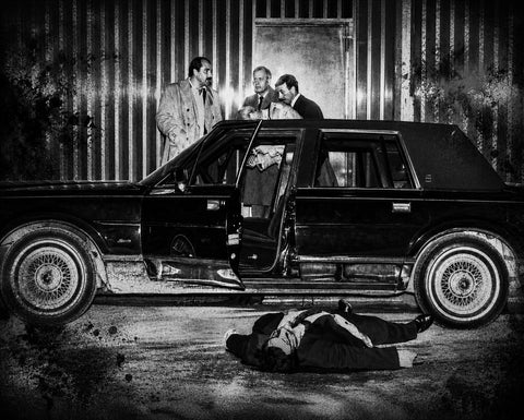 The Sparks Hit Grayscale Wall Art
