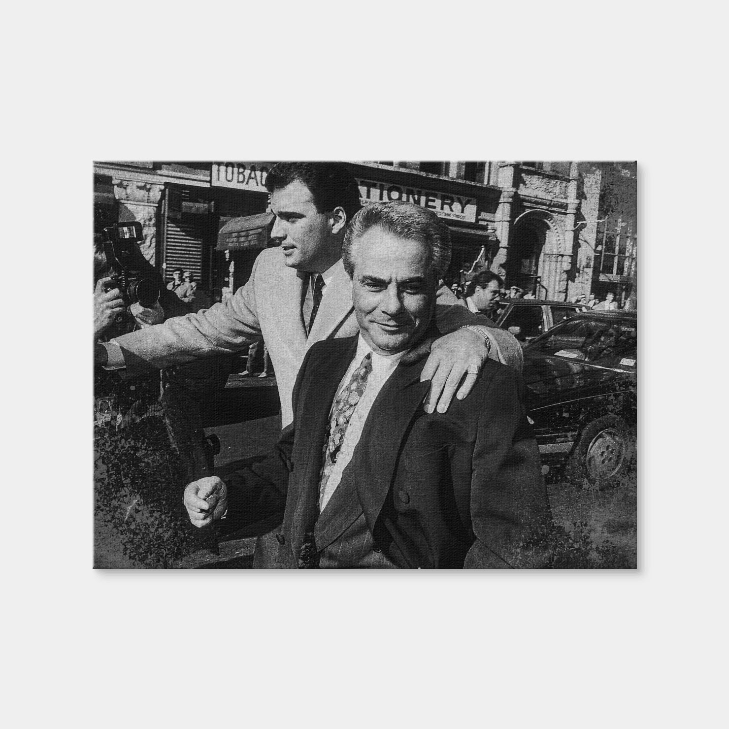AUTO-MOCKUP WHITE | The Teflon Don Grayscale | 1 Piece | Gallery Wrap Canvas | group=4x3