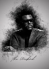 The Weeknd Shades Wall Art