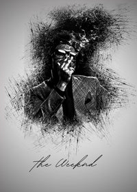 The Weeknd Smoke Wall Art