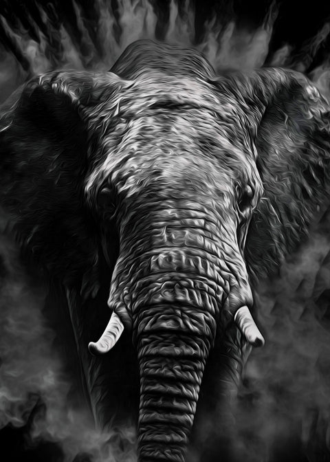 The elephant Wall Art